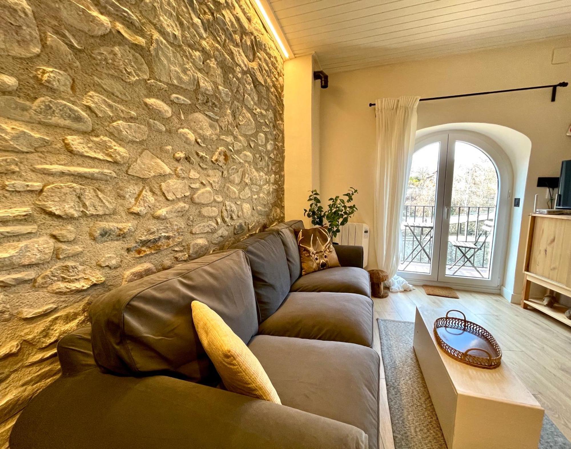 Apartamento Colgante Al Rio Con Vistas Al Puente Camprodon Esterno foto
